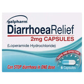 Galpharm - Diarrhoea Relief 2mg Capsules - 6 pcs - Continental Food Store